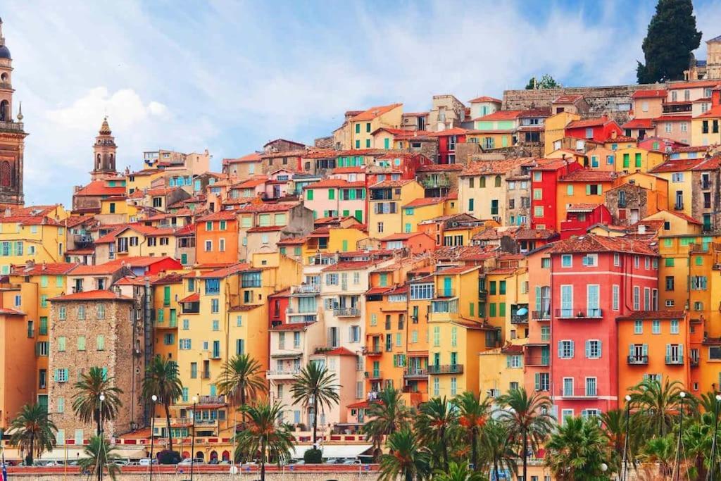 Palacio- Centre-Ville - Parking Prive - Proche Mer - Grande Terrasse Menton Dış mekan fotoğraf